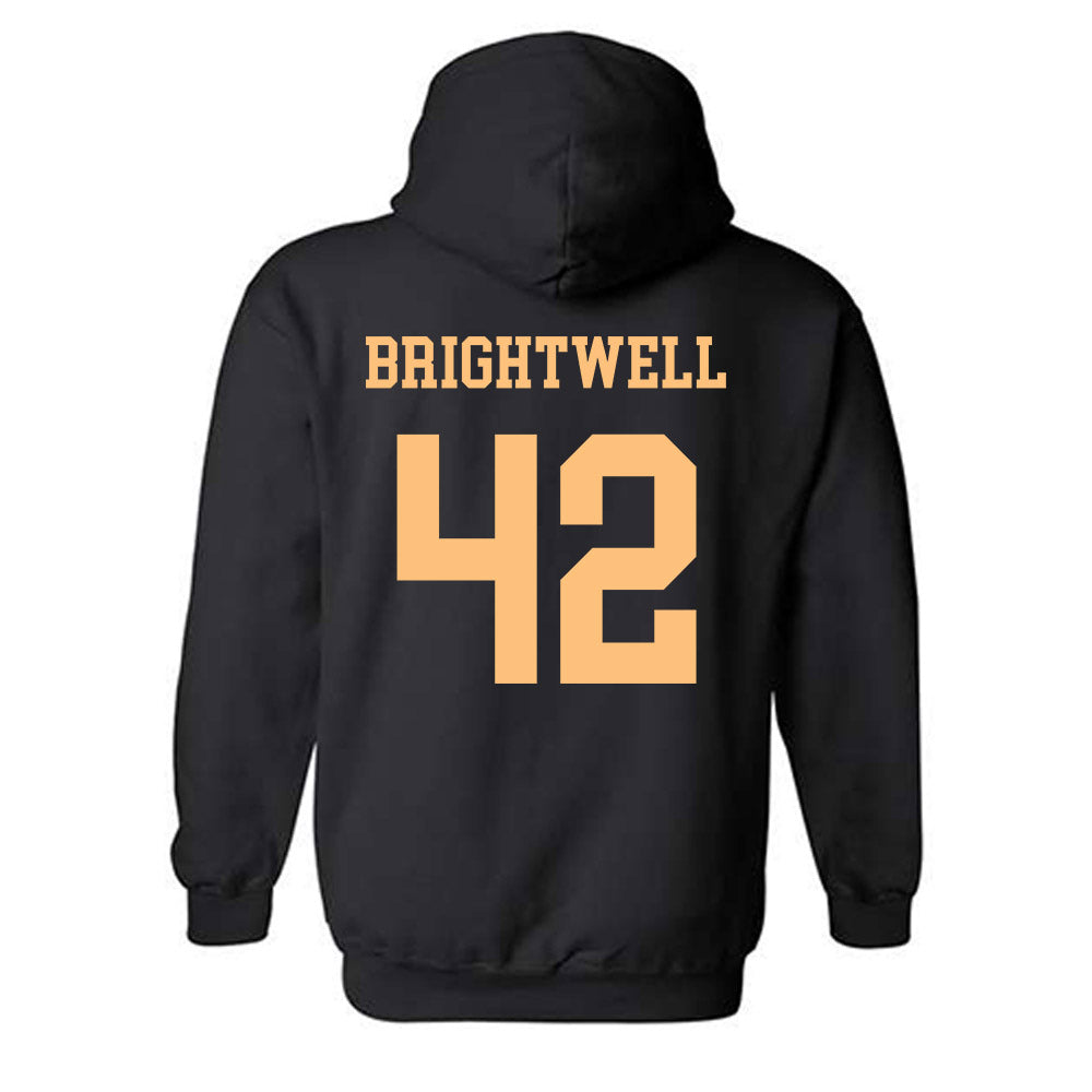 Vanderbilt - NCAA Baseball : Collin Brightwell - Replica Shersey Hooded Sweatshirt-1