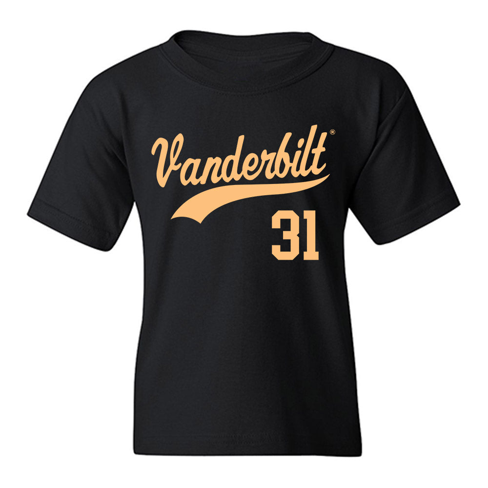 Vanderbilt - NCAA Baseball : Jameson Napper - Replica Shersey Youth T-Shirt-0