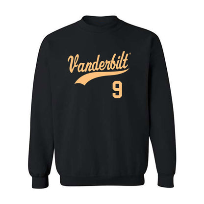 Vanderbilt - NCAA Baseball : Brodie Johnston - Replica Shersey Crewneck Sweatshirt-0