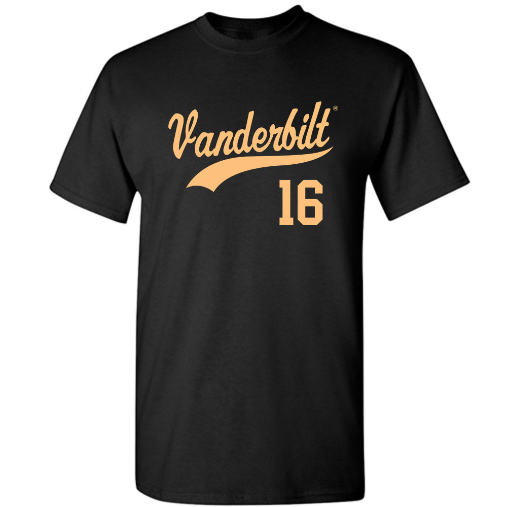 Vanderbilt - NCAA Baseball : Michael Holt - Replica Shersey T-Shirt-0