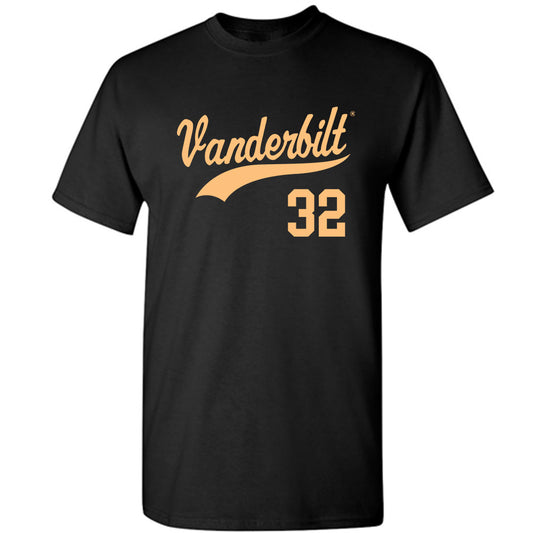 Vanderbilt - NCAA Baseball : Nate Schlote - Replica Shersey T-Shirt-0