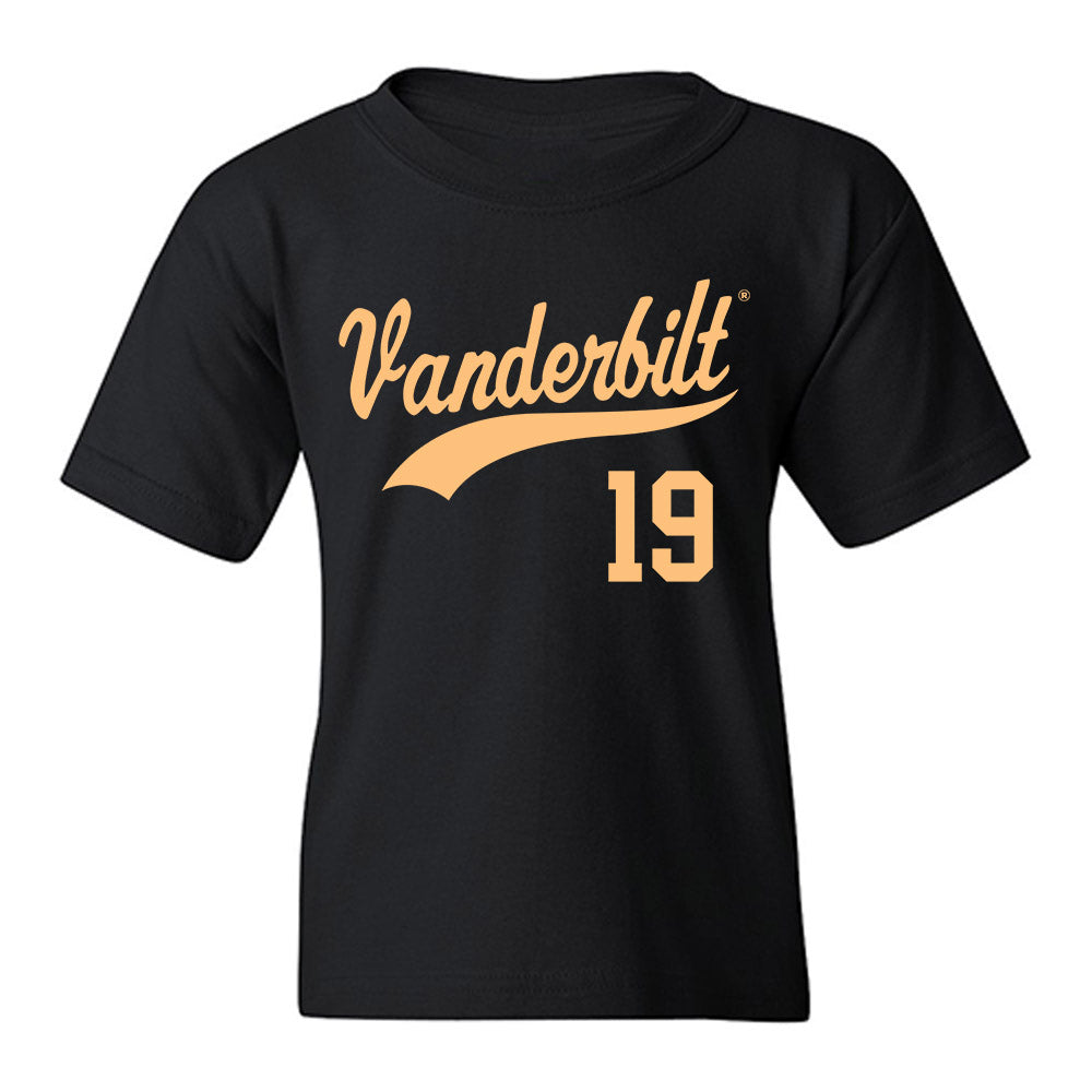 Vanderbilt - NCAA Baseball : Rustan Rigdon - Replica Shersey Youth T-Shirt-0