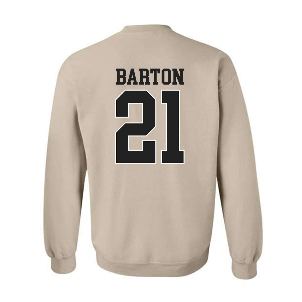 Vanderbilt - NCAA Baseball : Hudson Barton - Replica Shersey Crewneck Sweatshirt-1