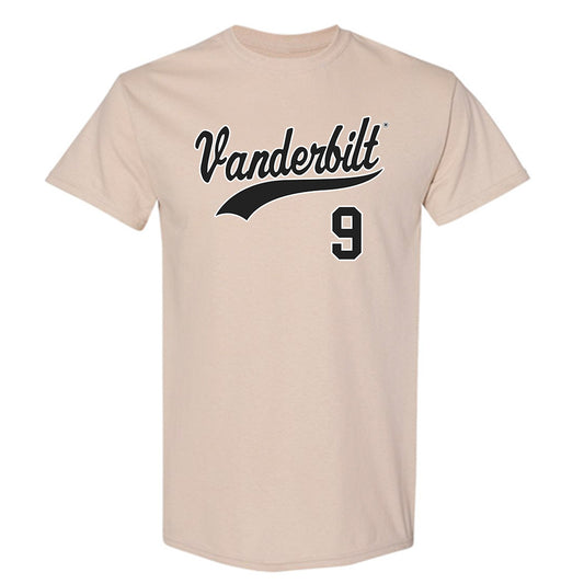Vanderbilt - NCAA Baseball : Brodie Johnston - Replica Shersey T-Shirt-0