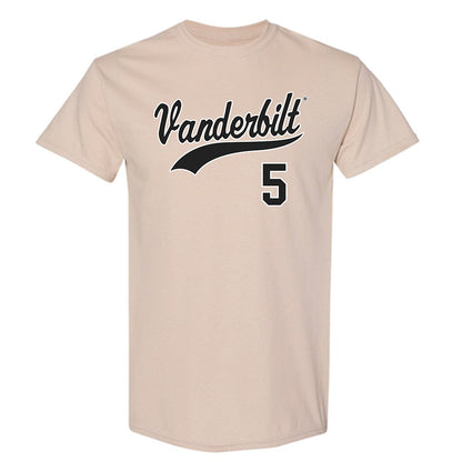 Vanderbilt - NCAA Baseball : Mike Mancini - Replica Shersey T-Shirt-0