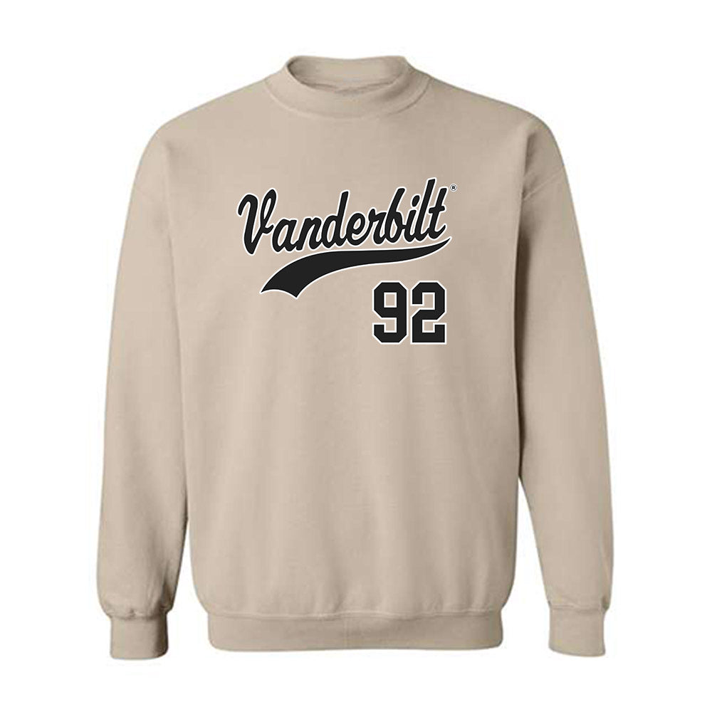 Vanderbilt - NCAA Baseball : Adria Casoliba - Replica Shersey Crewneck Sweatshirt-0