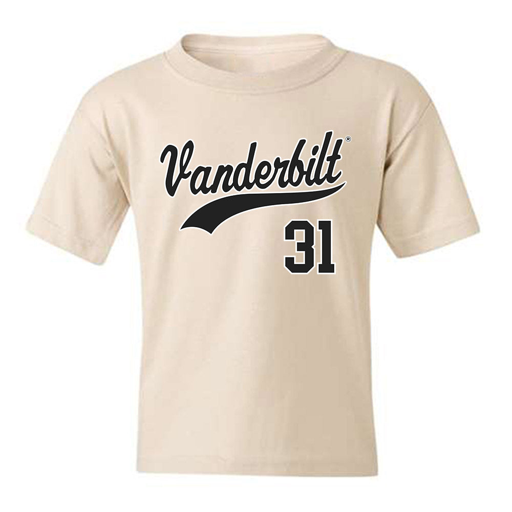 Vanderbilt - NCAA Baseball : Jameson Napper - Replica Shersey Youth T-Shirt-0