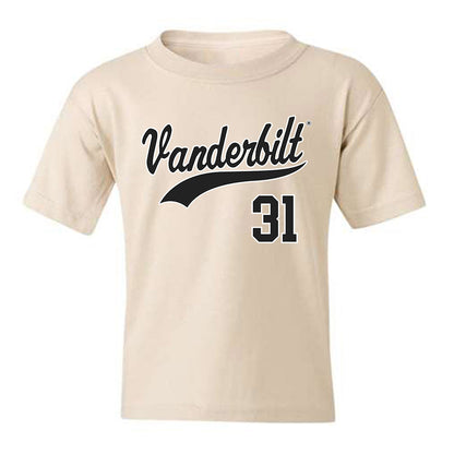 Vanderbilt - NCAA Baseball : Jameson Napper - Replica Shersey Youth T-Shirt-0