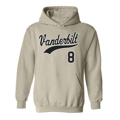 Vanderbilt - NCAA Baseball : Chris Maldonado - Replica Shersey Hooded Sweatshirt-0
