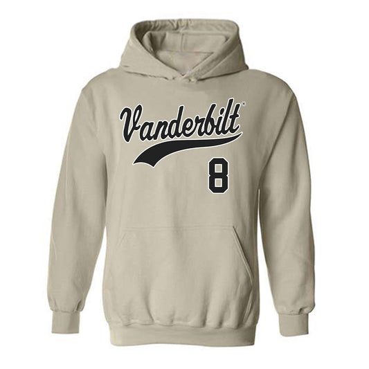 Vanderbilt - NCAA Baseball : Chris Maldonado - Replica Shersey Hooded Sweatshirt-0