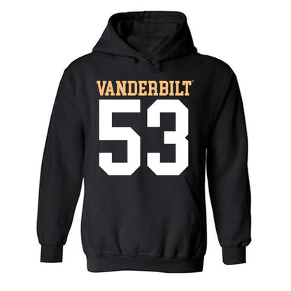 Vanderbilt - NCAA Football : Stone Owens - Replica Shersey Hooded Sweatshirt-0