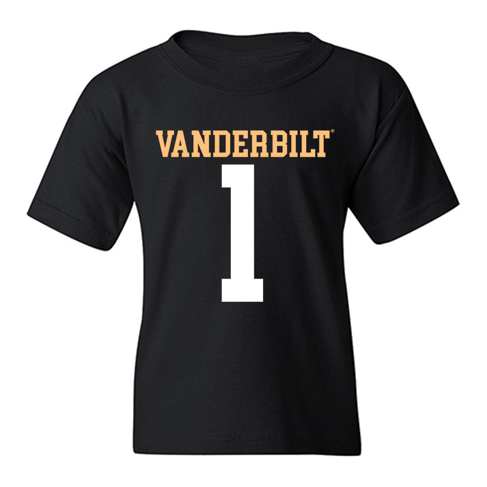 Vanderbilt - NCAA Football : Dontae Carter - Replica Shersey Youth T-Shirt-0