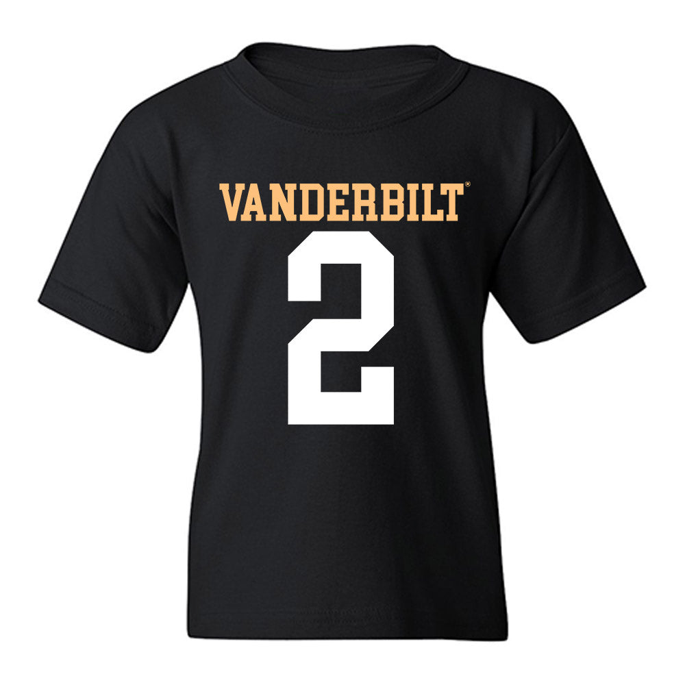 Vanderbilt - NCAA Football : Jared Curtis - Replica Shersey Youth T-Shirt-0