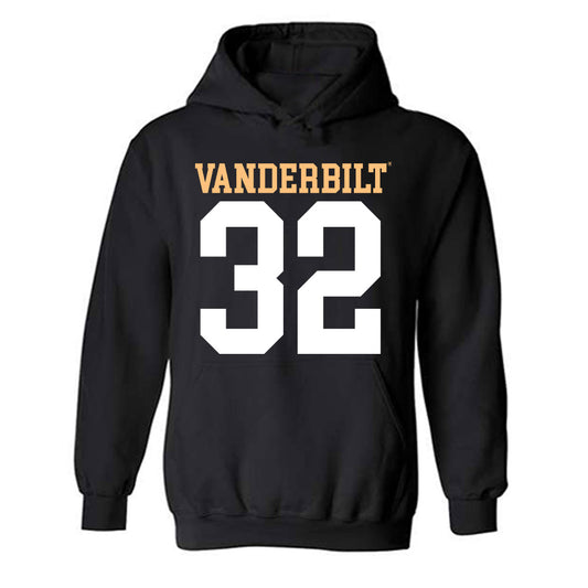 Vanderbilt - NCAA Football : Mason Carter - Replica Shersey Hooded Sweatshirt-0