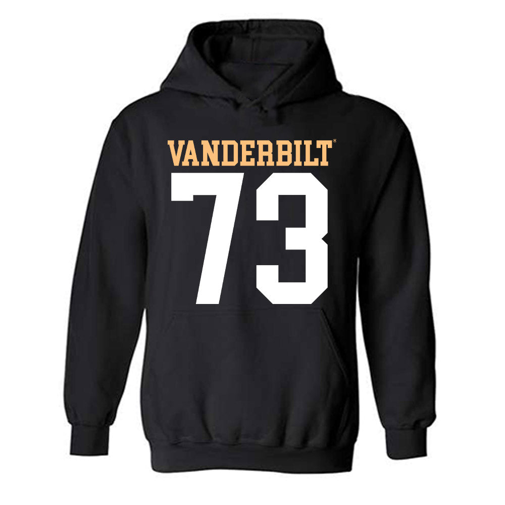Vanderbilt - NCAA Football : Puleleiite Primus - Replica Shersey Hooded Sweatshirt-0