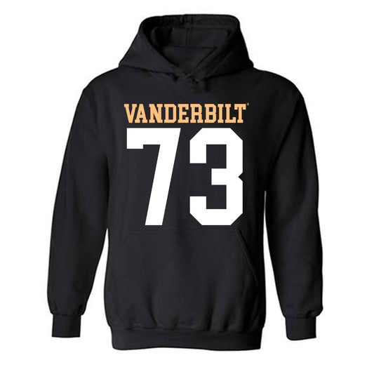 Vanderbilt - NCAA Football : Puleleiite Primus - Replica Shersey Hooded Sweatshirt-0