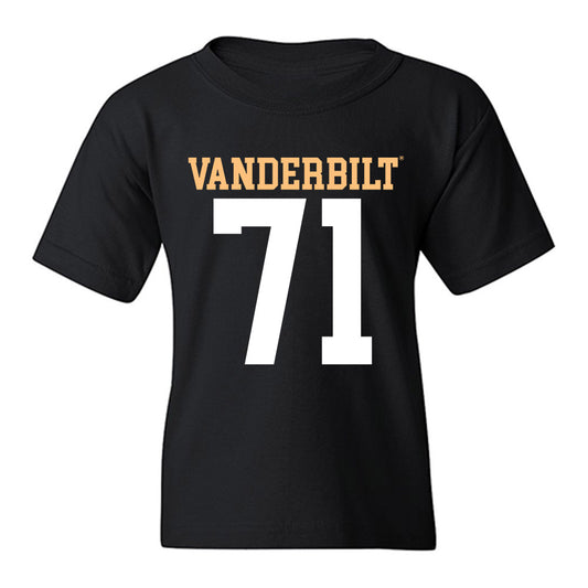 Vanderbilt - NCAA Football : Ted Gregoire - Replica Shersey Youth T-Shirt-0