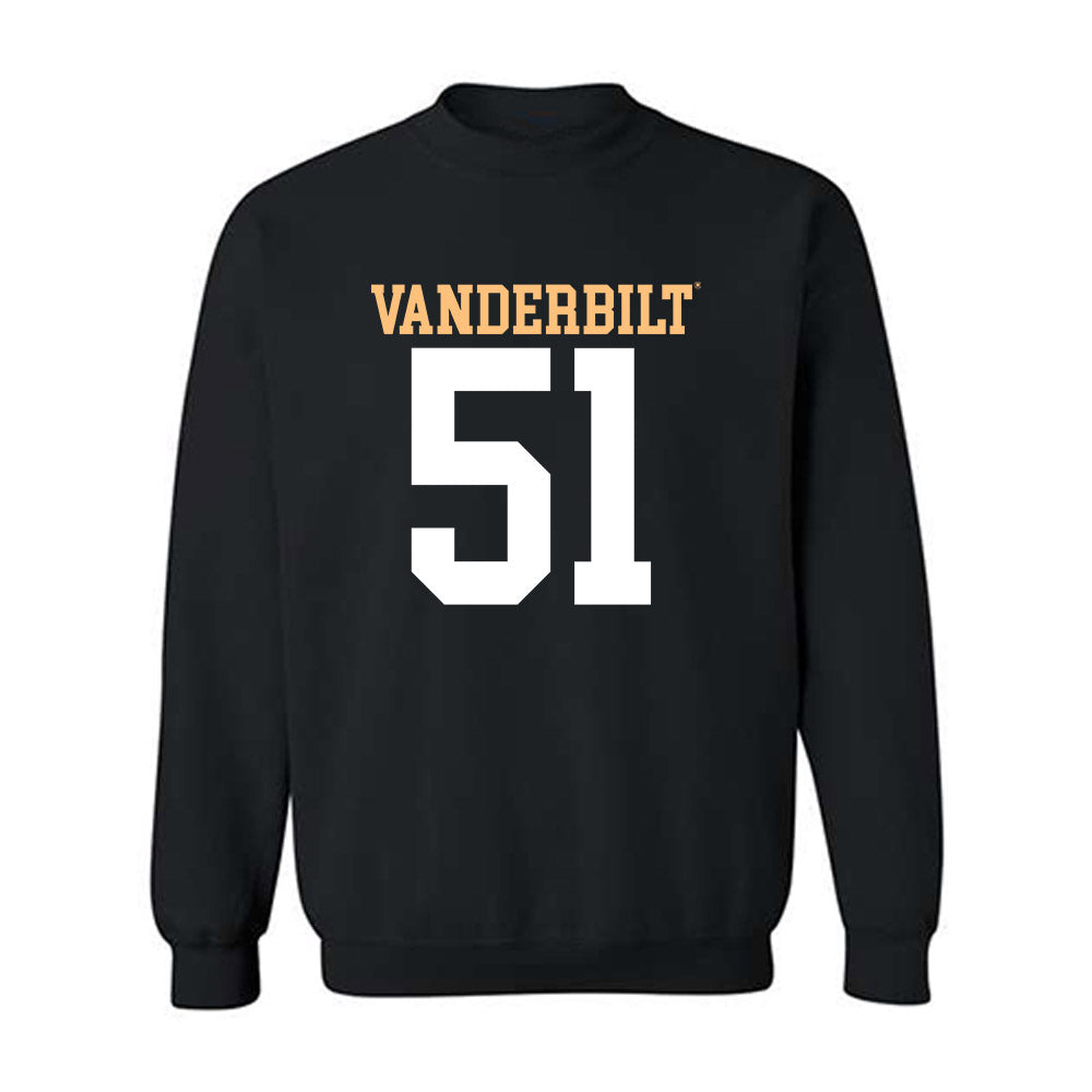 Vanderbilt - NCAA Football : Cameron Stepp - Replica Shersey Crewneck Sweatshirt-0