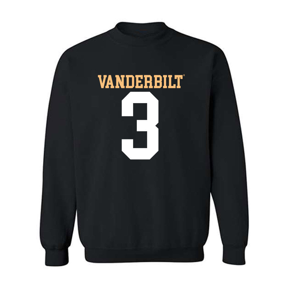 Vanderbilt - NCAA Football : Carson Lawrence - Replica Shersey Crewneck Sweatshirt-0