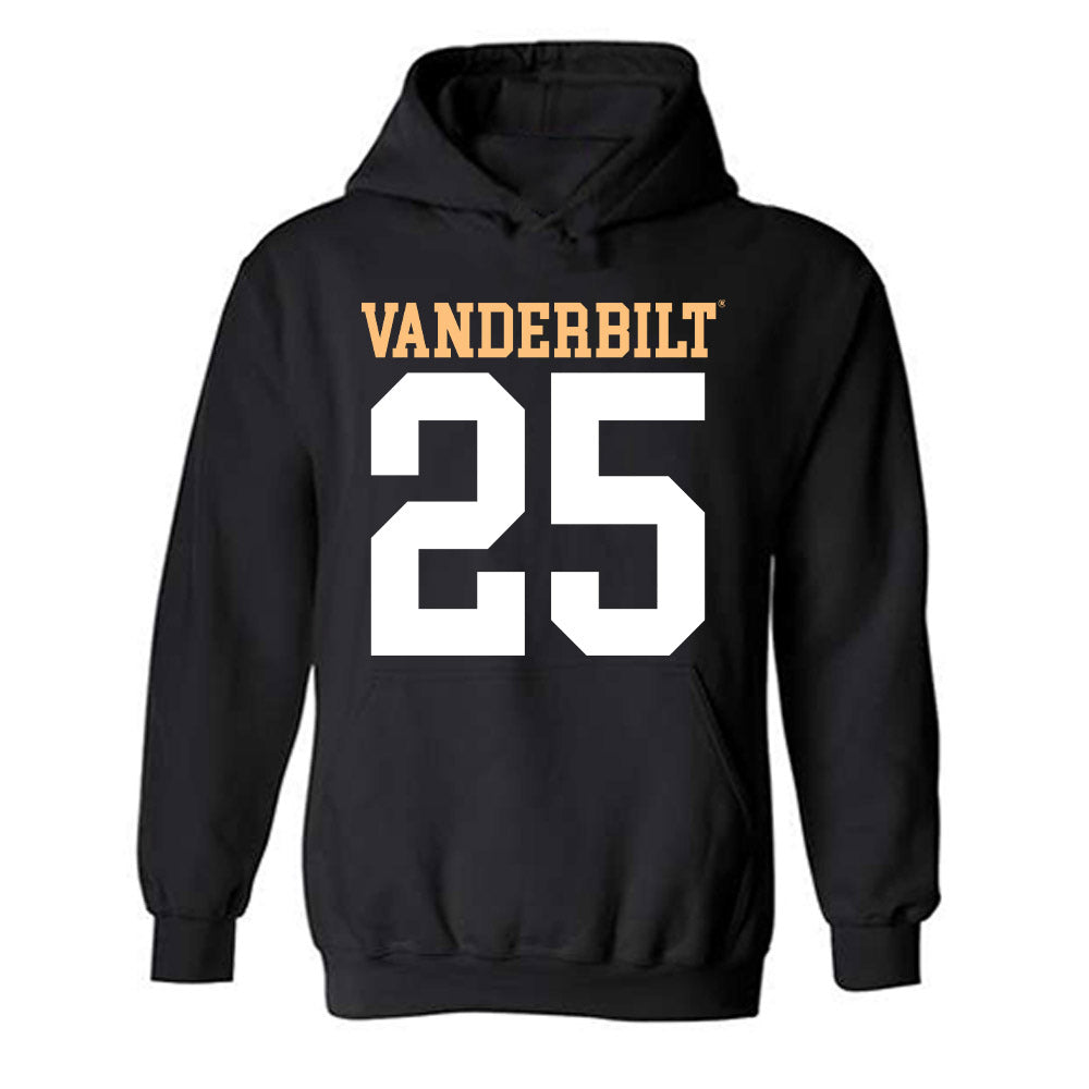 Vanderbilt - NCAA Football : Mason Lewis - Replica Shersey Hooded Sweatshirt-0