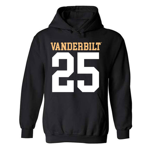 Vanderbilt - NCAA Football : Mason Lewis - Replica Shersey Hooded Sweatshirt-0