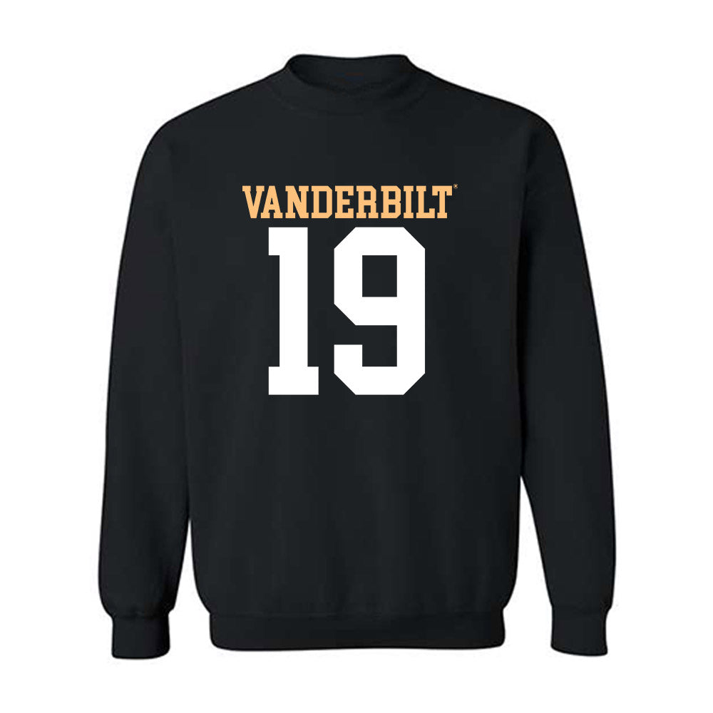 Vanderbilt - NCAA Football : Maurice Veney - Replica Shersey Crewneck Sweatshirt-0