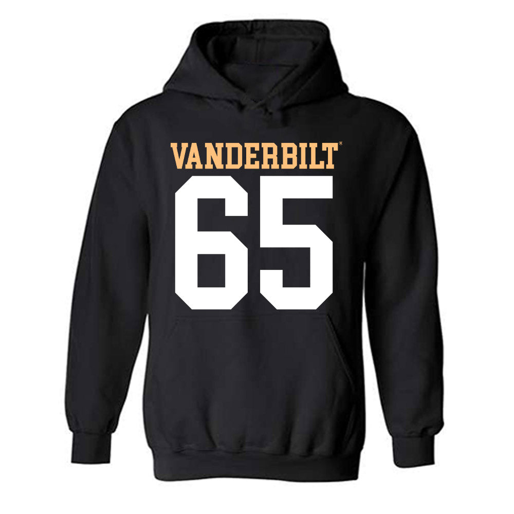 Vanderbilt - NCAA Football : Micah DeBose - Replica Shersey Hooded Sweatshirt-0
