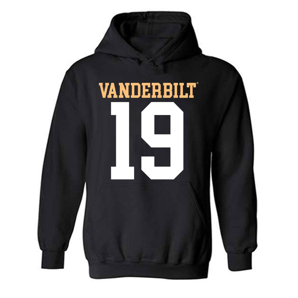 Vanderbilt - NCAA Football : Maurice Veney - Replica Shersey Hooded Sweatshirt-0