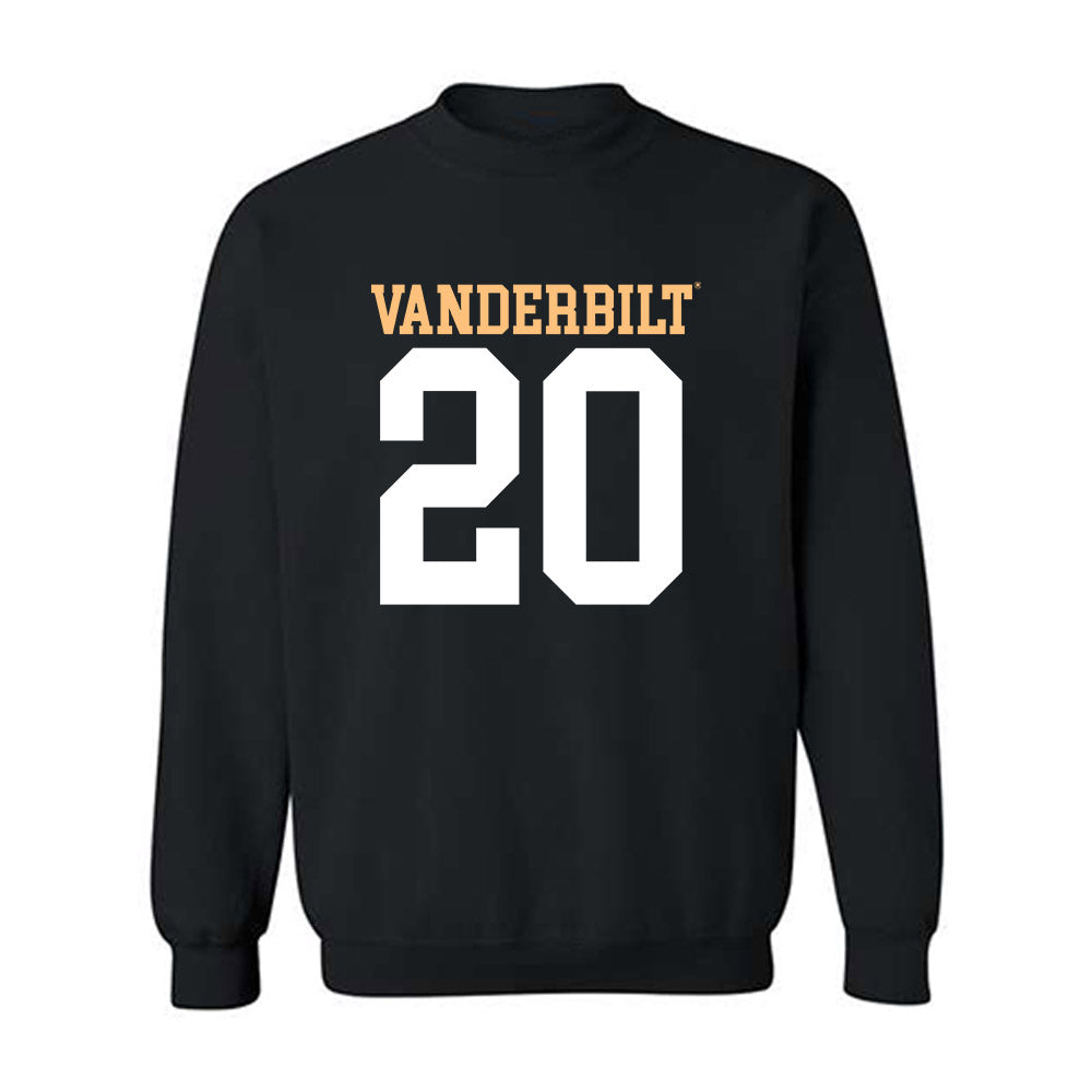 Vanderbilt - NCAA Football : Jamison Curtis - Replica Shersey Crewneck Sweatshirt-0