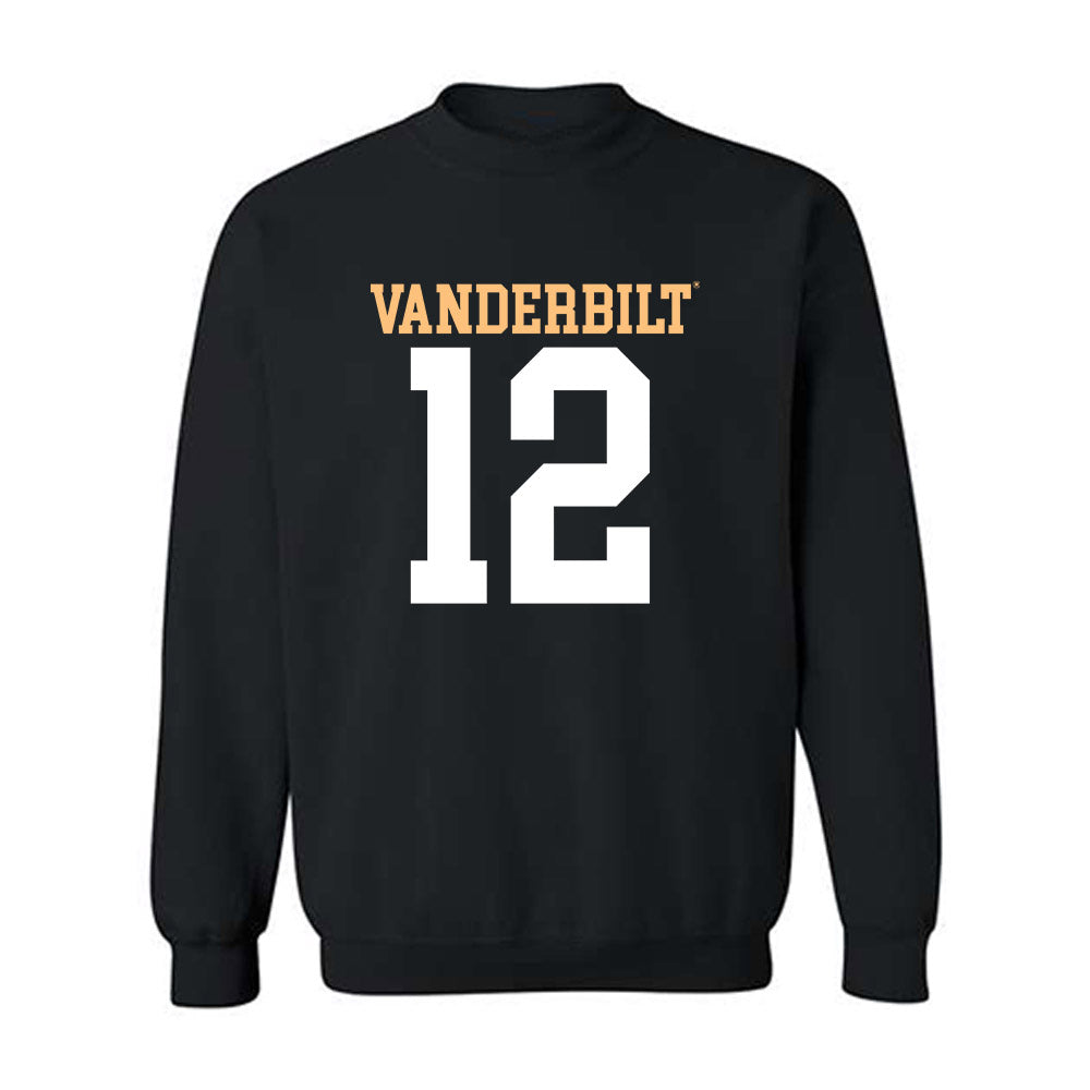 Vanderbilt - NCAA Football : Walter Taylor - Replica Shersey Crewneck Sweatshirt-0