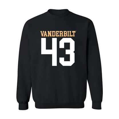 Vanderbilt - NCAA Football : Luke Dalise - Replica Shersey Crewneck Sweatshirt-0