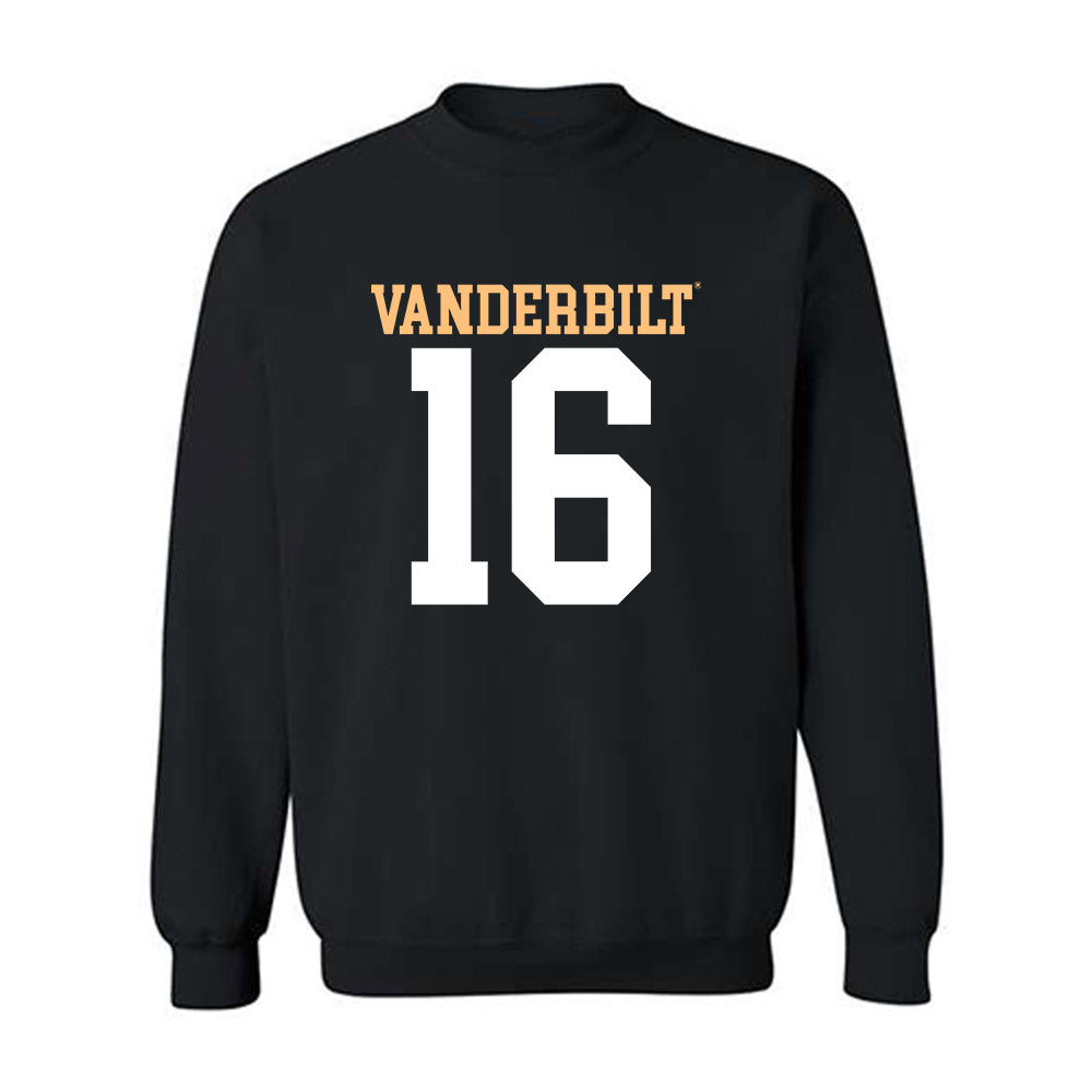 Vanderbilt - NCAA Football : Jaylin Davies - Replica Shersey Crewneck Sweatshirt-0