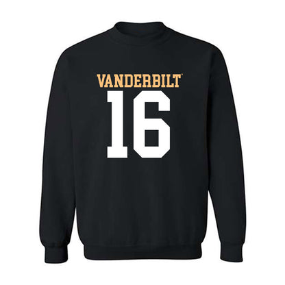 Vanderbilt - NCAA Football : Jaylin Davies - Replica Shersey Crewneck Sweatshirt-0