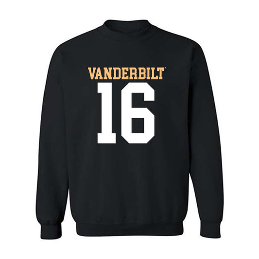 Vanderbilt - NCAA Football : Jaylin Davies - Replica Shersey Crewneck Sweatshirt-0