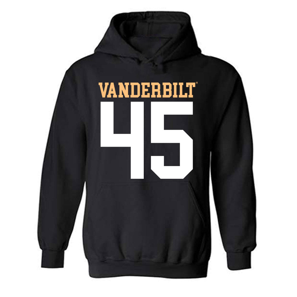 Vanderbilt - NCAA Football : Maurice Veney - Replica Shersey Hooded Sweatshirt-0