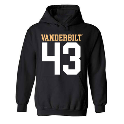 Vanderbilt - NCAA Football : Luke Dalise - Replica Shersey Hooded Sweatshirt-0
