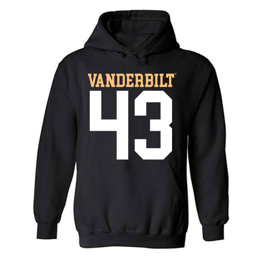 Vanderbilt - NCAA Football : Luke Dalise - Replica Shersey Hooded Sweatshirt-0