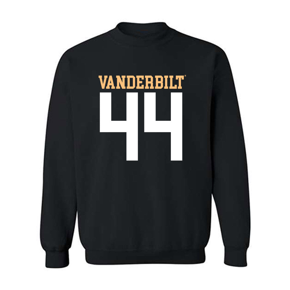 Vanderbilt - NCAA Football : Daniel Vollmer - Replica Shersey Crewneck Sweatshirt-0