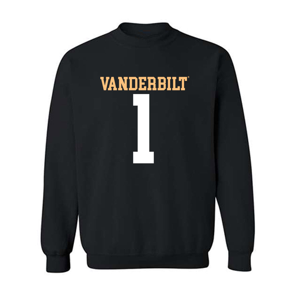 Vanderbilt - NCAA Football : Dontae Carter - Replica Shersey Crewneck Sweatshirt-0
