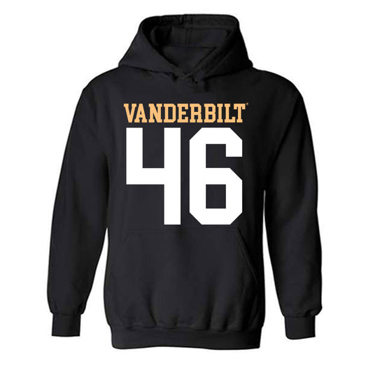 Vanderbilt - NCAA Football : Palmer Riley - Replica Shersey Hooded Sweatshirt-0