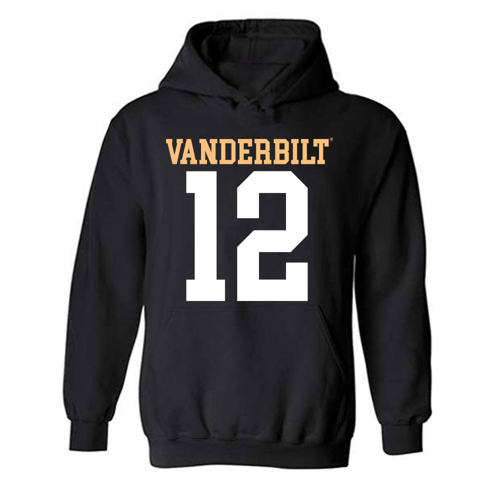 Vanderbilt - NCAA Football : Walter Taylor - Replica Shersey Hooded Sweatshirt-0