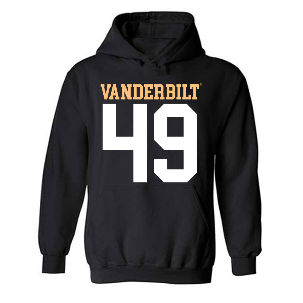 Vanderbilt - NCAA Football : Elijah Rooney - Replica Shersey Hooded Sweatshirt-0
