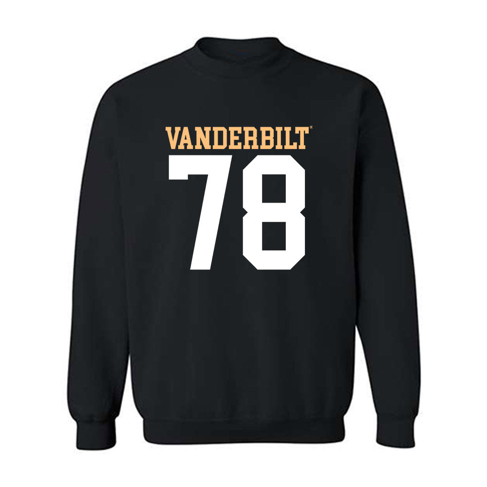 Vanderbilt - NCAA Football : Keegan Wechsler - Replica Shersey Crewneck Sweatshirt-0
