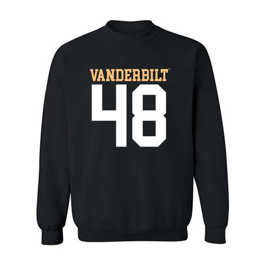 Vanderbilt - NCAA Football : Palmer Riley - Replica Shersey Crewneck Sweatshirt-0