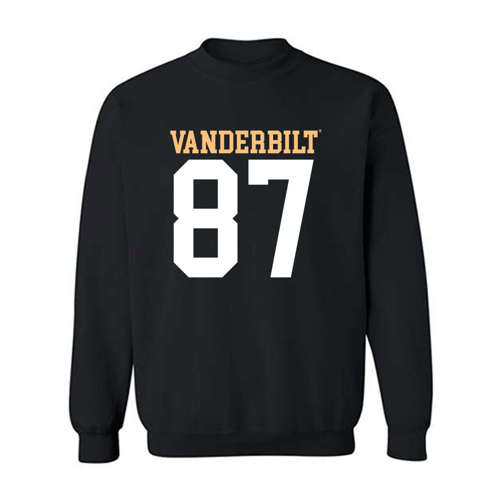 Vanderbilt - NCAA Football : Ty Burd - Replica Shersey Crewneck Sweatshirt-0