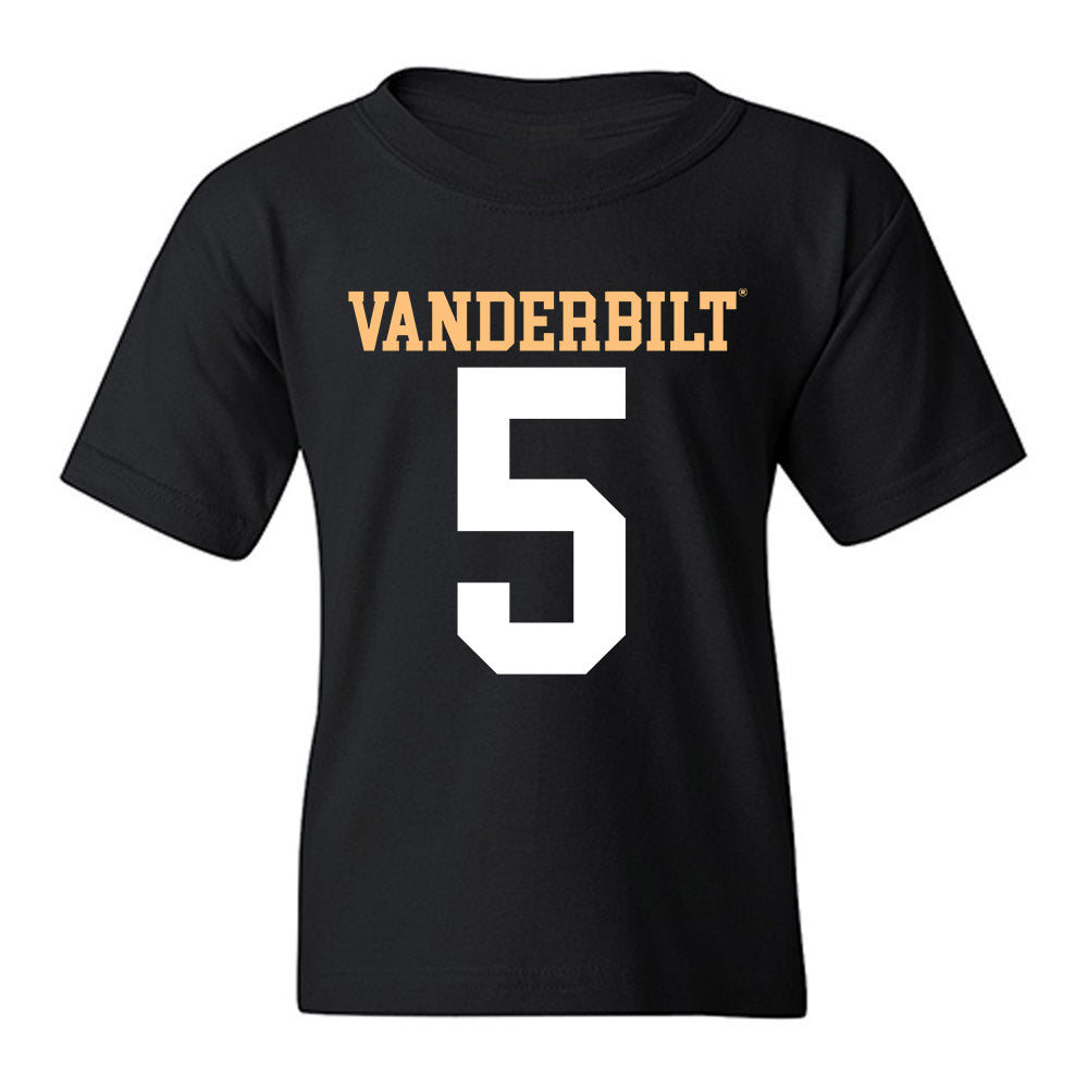 Vanderbilt - NCAA Football : Tristen Brown - Replica Shersey Youth T-Shirt-0