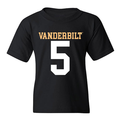 Vanderbilt - NCAA Football : Tristen Brown - Replica Shersey Youth T-Shirt-0