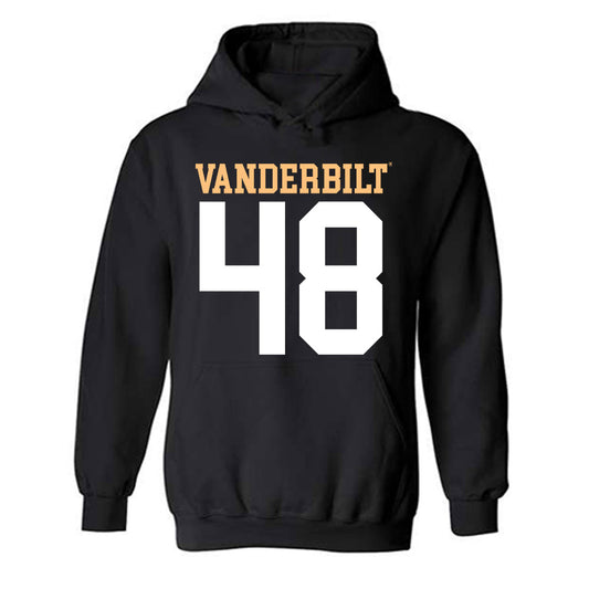 Vanderbilt - NCAA Football : Palmer Riley - Replica Shersey Hooded Sweatshirt-0