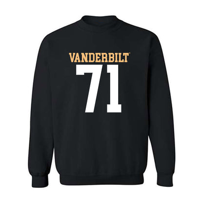 Vanderbilt - NCAA Football : Ted Gregoire - Replica Shersey Crewneck Sweatshirt-0