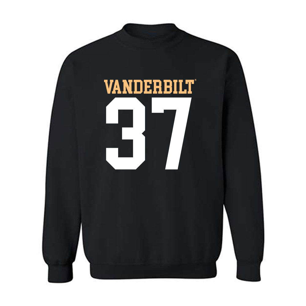 Vanderbilt - NCAA Football : Tyler Ebel - Replica Shersey Crewneck Sweatshirt-0